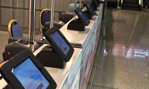 ARent portable iPads for business events.