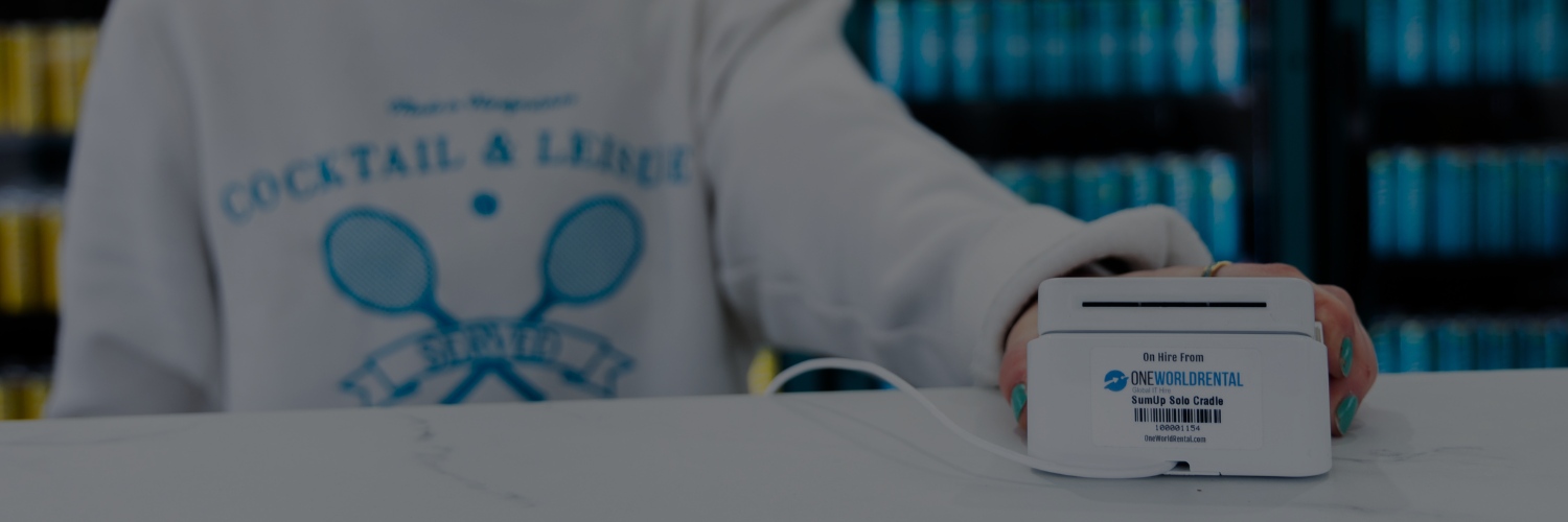 Reliable payment terminals hire for your next event