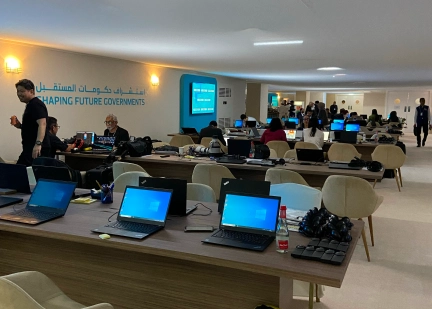 Laptops for delegation at Dubai World Governments Summit 2025