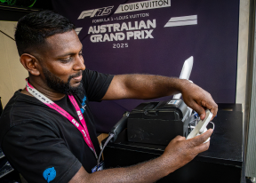 Receipt printers at Melbourne F1 Grand Prix by One World Rental