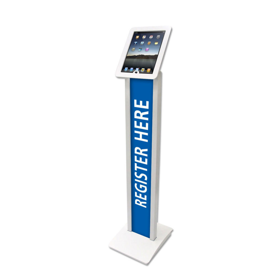 Branded iPad stand hire for corporate and business events